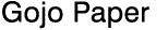 gojo paper